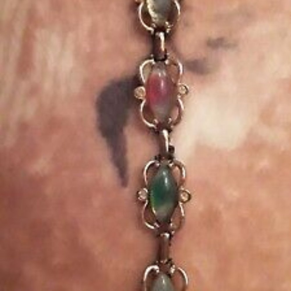 1940's Multicolored Stones Bracelet